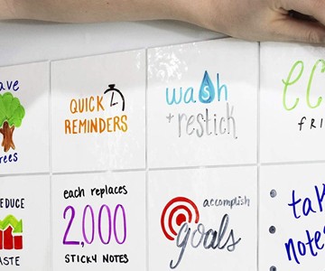 mcSquares Dry-Erase Sticky Notes mcSquares Dry-Erase Sticky Notes
