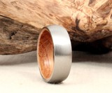 Titanium & Jack Daniels Barrel Ring
