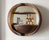 Dime Wall-Mounted Bar Cabinet