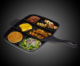 MasterPan Multi-Sectional Meal Skillet