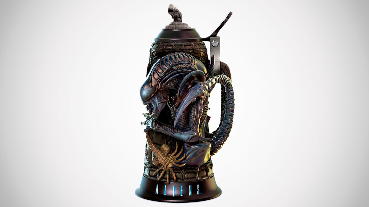 Aliens Four Stages of Fear Beer Stein Aliens Four Stages of Fear Beer Stein