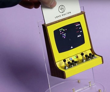 Functional Mini Arcade Business Card Holder Functional Mini Arcade Business Card Holder