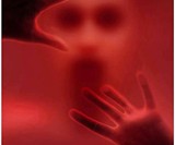 Bloody Zombie Door Decal