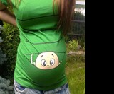 Peek-a-Boo Baby Maternity Shirts
