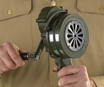 Viking Horns Hand Crank Siren Viking Horns Hand Crank Siren