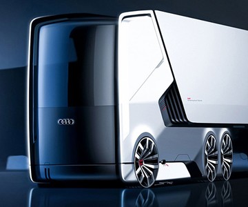 Self-Driving Electric Truck Concept