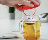 Qdo Birdie Swing Nest - Tea Cup with Infuser & Lid