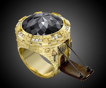 Black Diamond Castle Ring Black Diamond Castle Ring