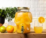 Skull Glass Beverage Dispenser