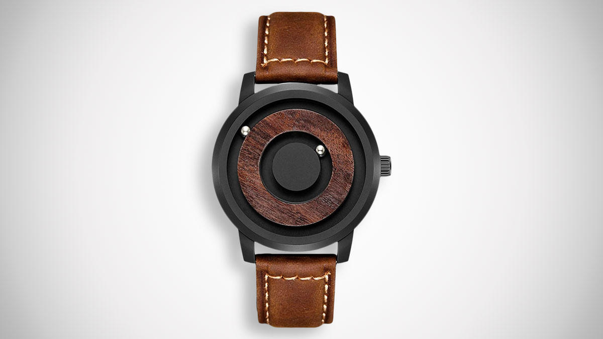 Wood & Magnetic Ball Bearing Watch Wood & Magnetic Ball Bearing Watch