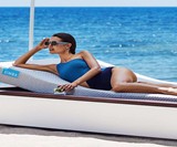 Simba Blue Smart Beach Lounger