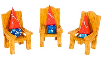 DnD Dice Jail - Time Out Chair & Dunce Hat DnD Dice Jail - Time Out Chair & Dunce Hat