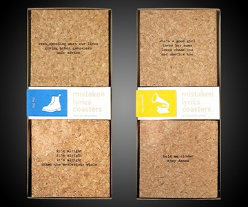 Mistaken Lyrics Coasters Mistaken Lyrics Coasters