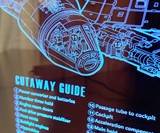 Millennium Falcon Schematic Blueprint LED Lamp