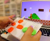Playing Super Mario Bros. with MaKey MaKey