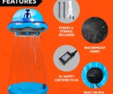 9-Foot Alien Abduction Inflatable