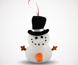 Dirty Talking Snowman Christmas Tree Ornament