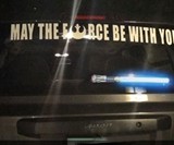 Reflective Lightsaber Windshield Wiper Tag