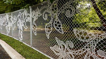 The Chain Link Fence: Lace Fence