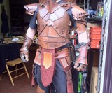 Steampunk Warrior Leather Armor