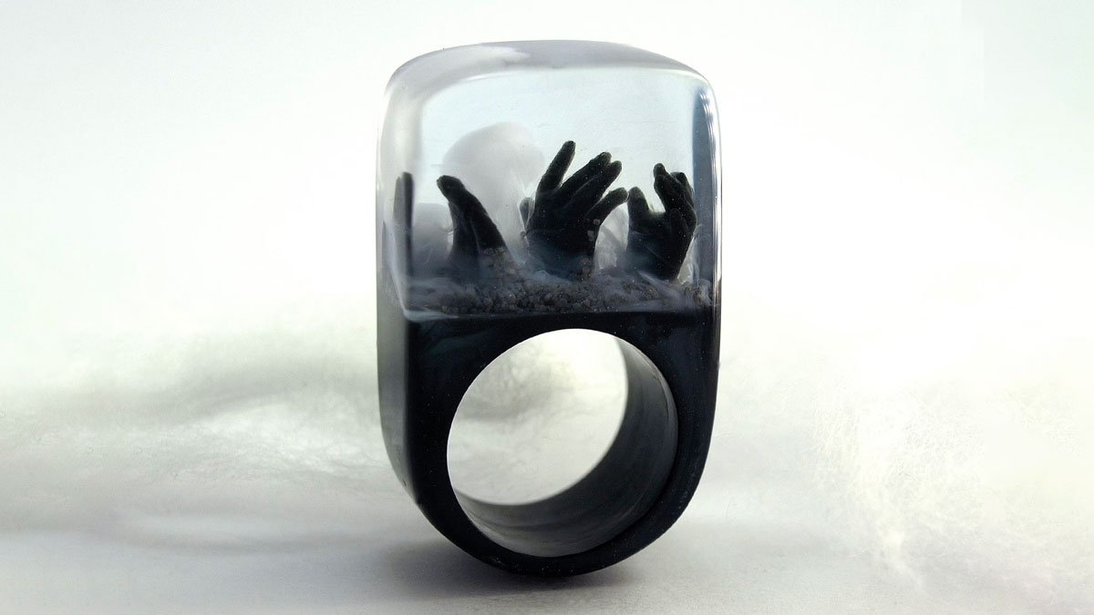 Zombie Hands Resin Ring Zombie Hands Resin Ring