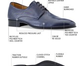 Ace Marks Fold-Flat, Crease-Free Leather Travel Shoes
