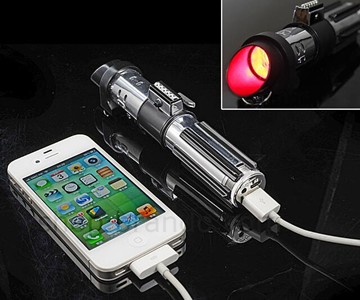 Darth Vader Lightsaber Portable Charger Darth Vader Lightsaber Portable Charger