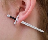 Sword Earrings
