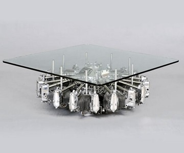 Airplane Engine Coffee Table Airplane Engine Coffee Table