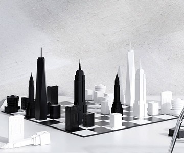 Iconic Skyline Chess Sets Iconic Skyline Chess Sets