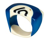 Pool Ball Ring in Blue