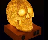 Day Of The Dead Lace Skull Lamp