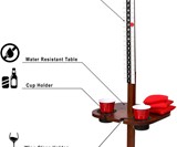 ScoreCaddy Outdoor Scoreboard Keeper with Drink Holders