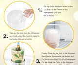 DIY Ice Mold Wine Bottle Chiller
