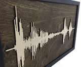 Layered Wood Soundwave Art & Mobile App