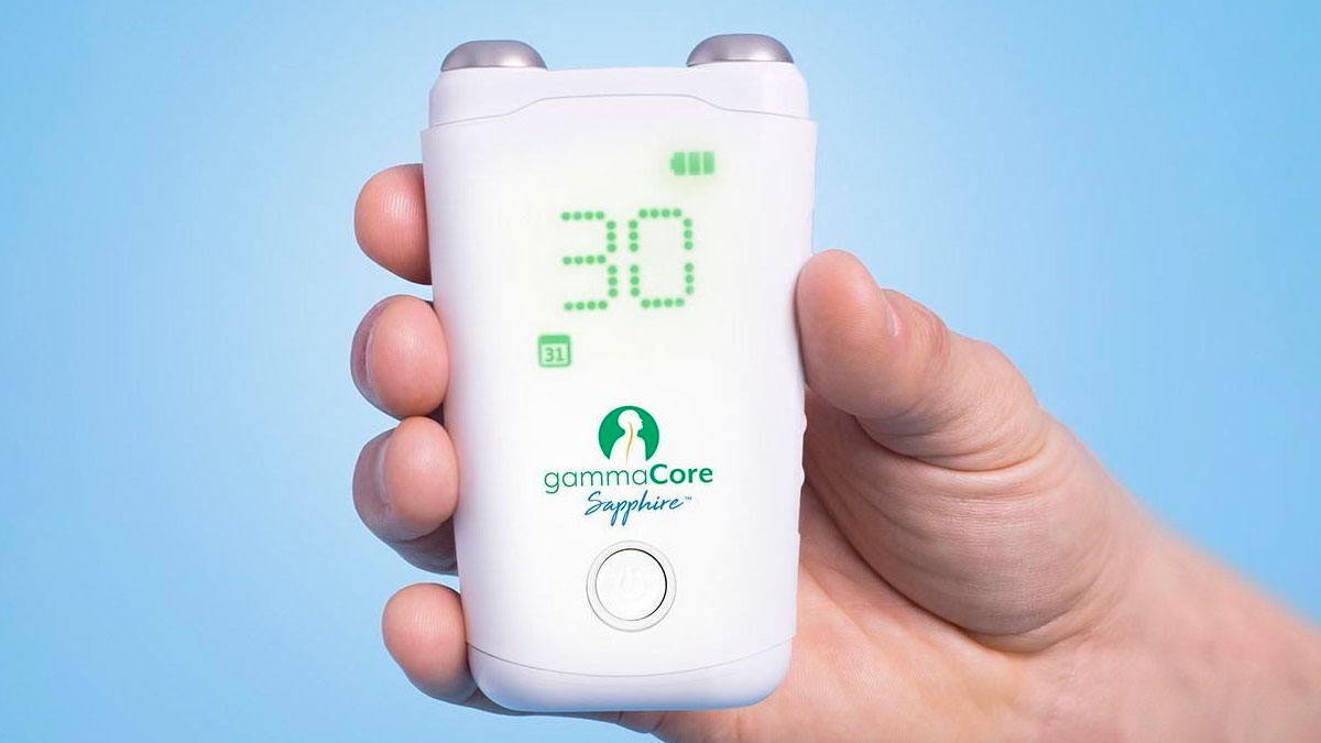 gammaCore Sapphire Non-Invasive Headache Relief Device gammaCore Sapphire Non-Invasive Headache Relief Device