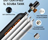 SMACO S400 Mini SCUBA Tank
