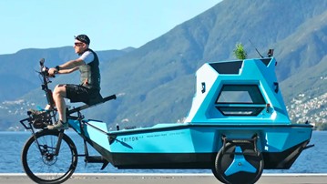 BeTRITON Amphibious Camper-Trike BeTRITON Amphibious Camper-Trike