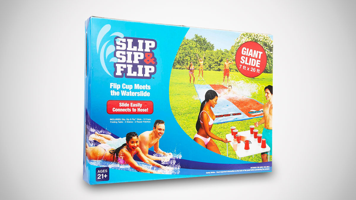 Slip, Sip & Flip - Flip Cup Meets the Waterslide Slip, Sip & Flip - Flip Cup Meets the Waterslide