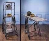 Convertible Console Table Bookshelf