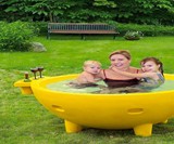 ALFI Wood-Burning Hot Tub