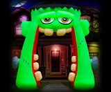 10-Foot Inflatable Monster Mouth Archway