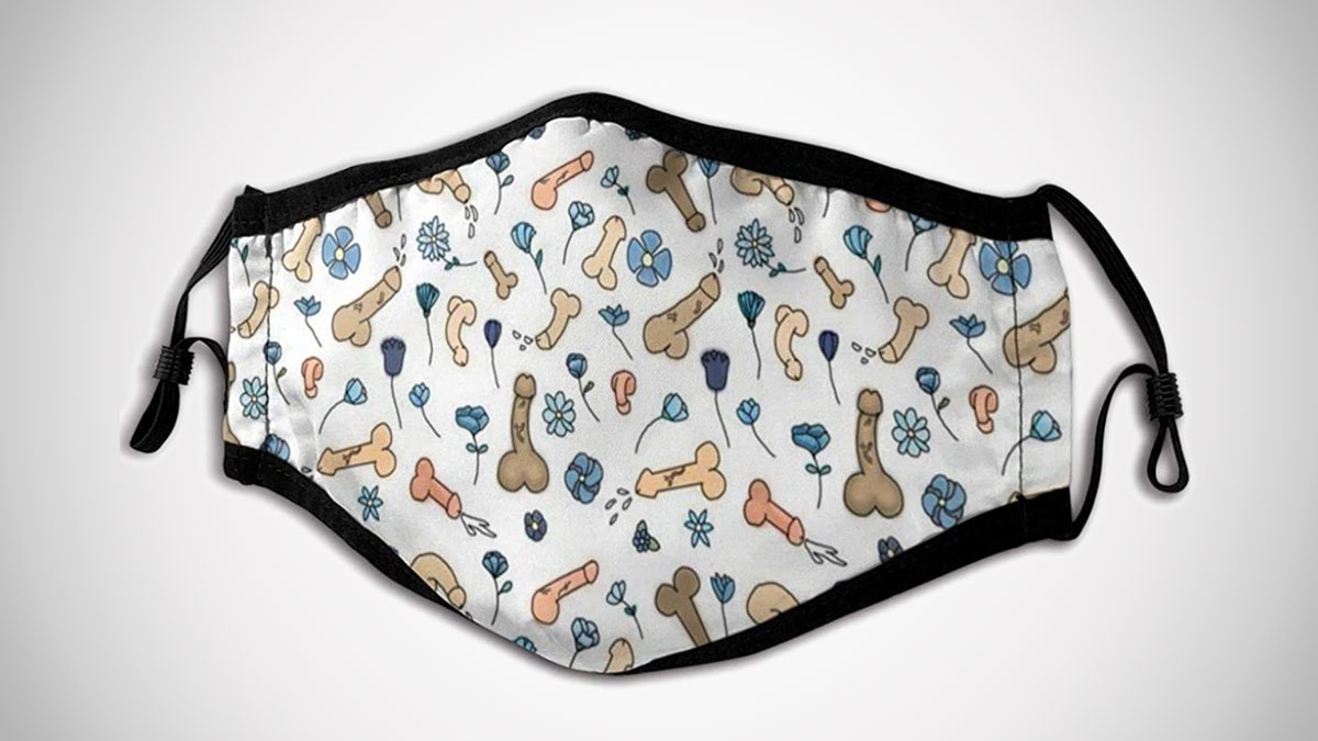 Penis Print Face Mask Penis Print Face Mask
