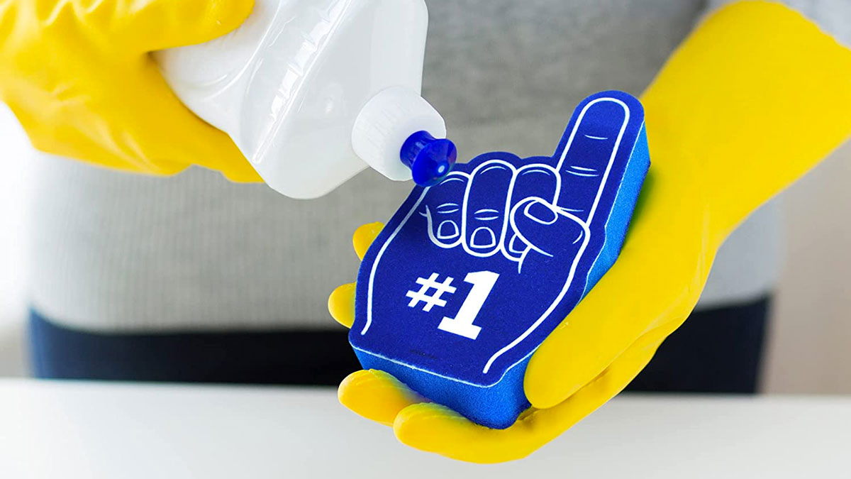#1 Dish Washer Foam Finger Kitchen Sponge #1 Dish Washer Foam Finger Kitchen Sponge