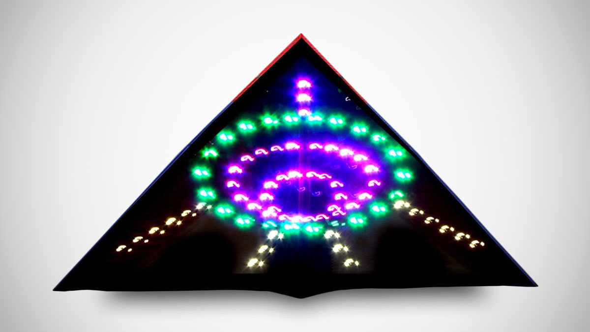 Flying Saucer LED Kite