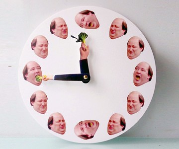 Kevin Hates Broccoli Wall Clock Kevin Hates Broccoli Wall Clock
