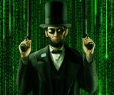 Abraham Lincoln Matrix Reloaded Print
