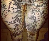 Middle Earth Map Leggings