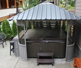 Zento Hot Tub Gazebo with Bar