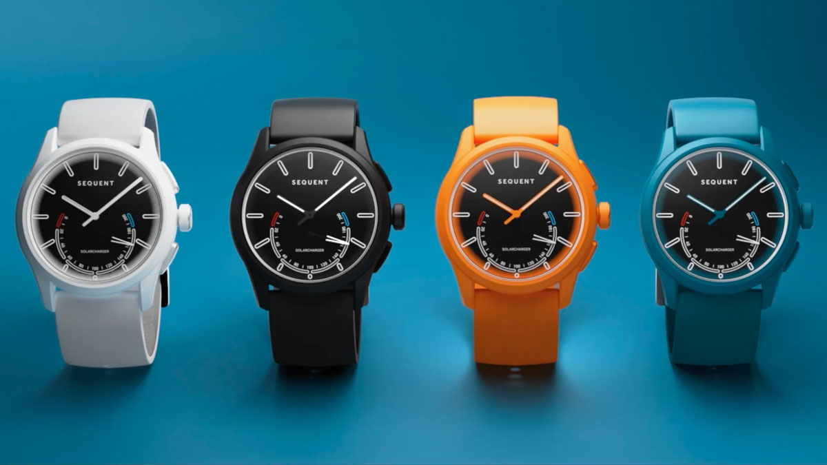 Sequent SolarCharger - Solar-Charging Smartwatch Sequent SolarCharger - Solar-Charging Smartwatch